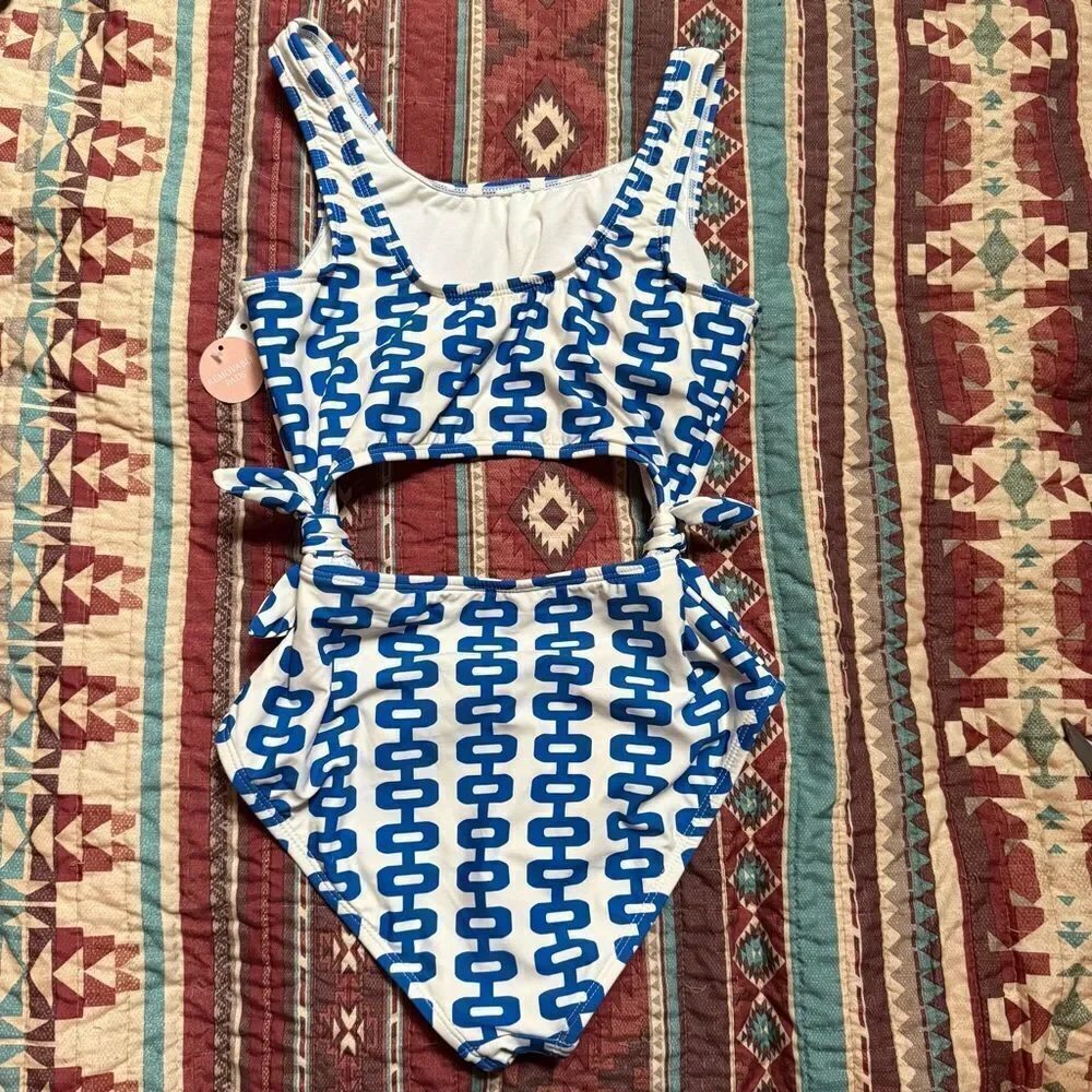 NWT GB girls one piece bathing suit size 14 girls